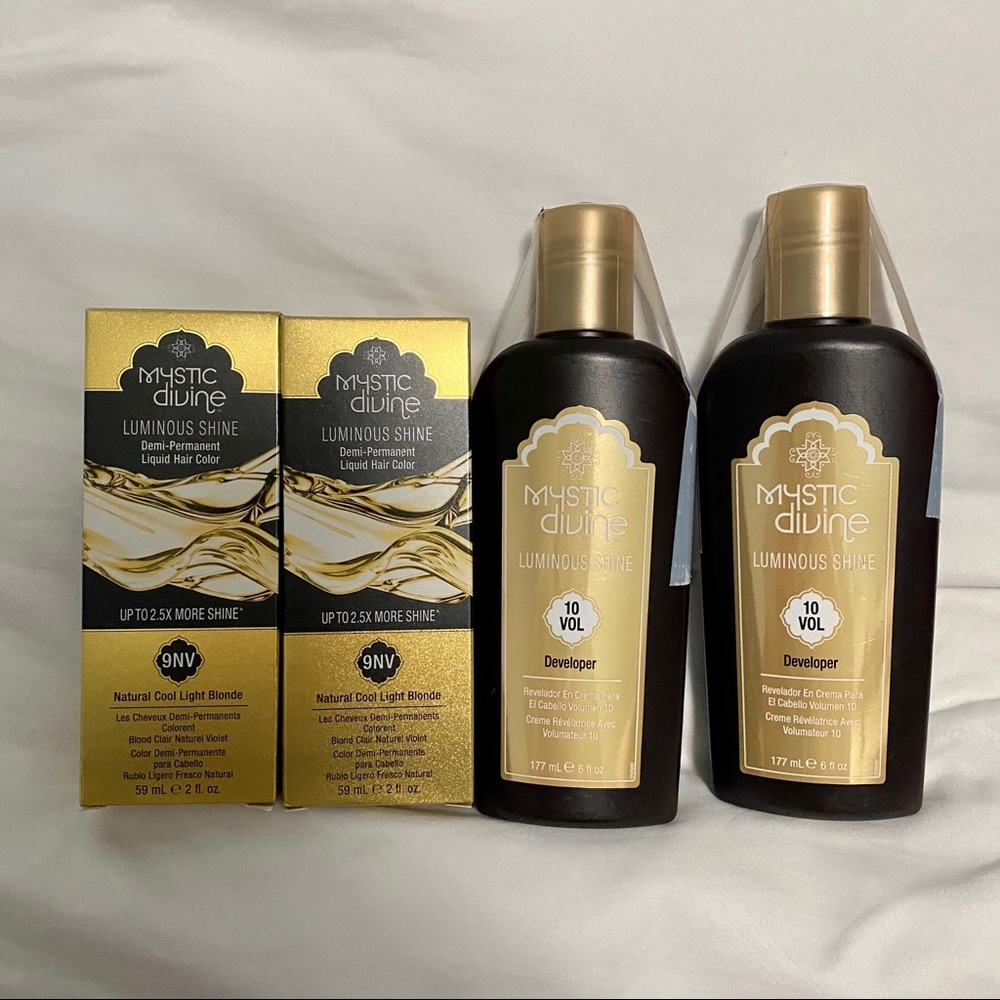 Mystic Divine 9NV Hair Color and Developer Bundle